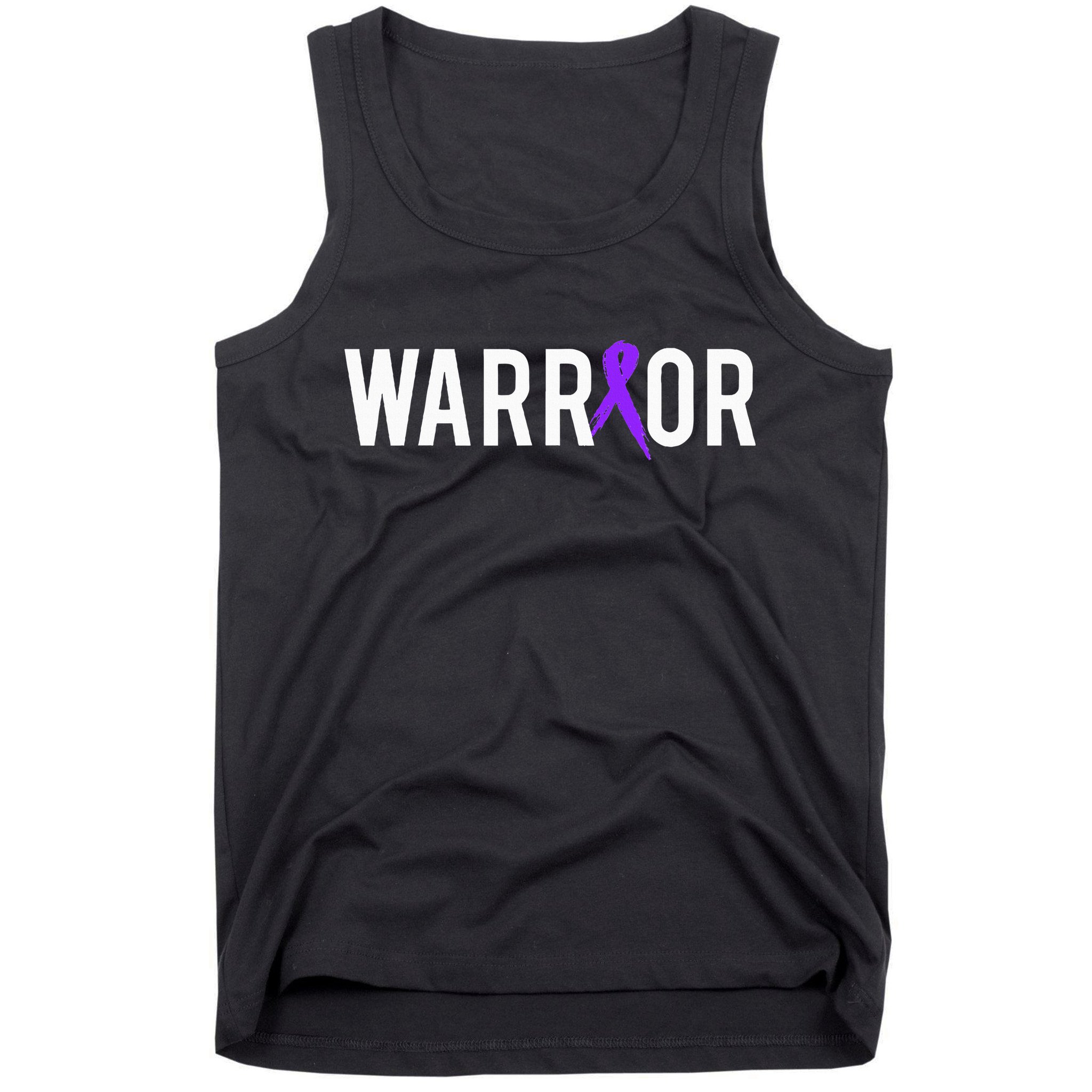 Pancreatic Cancer Warrior Design Gift For Cancer Awareness  Tank Top