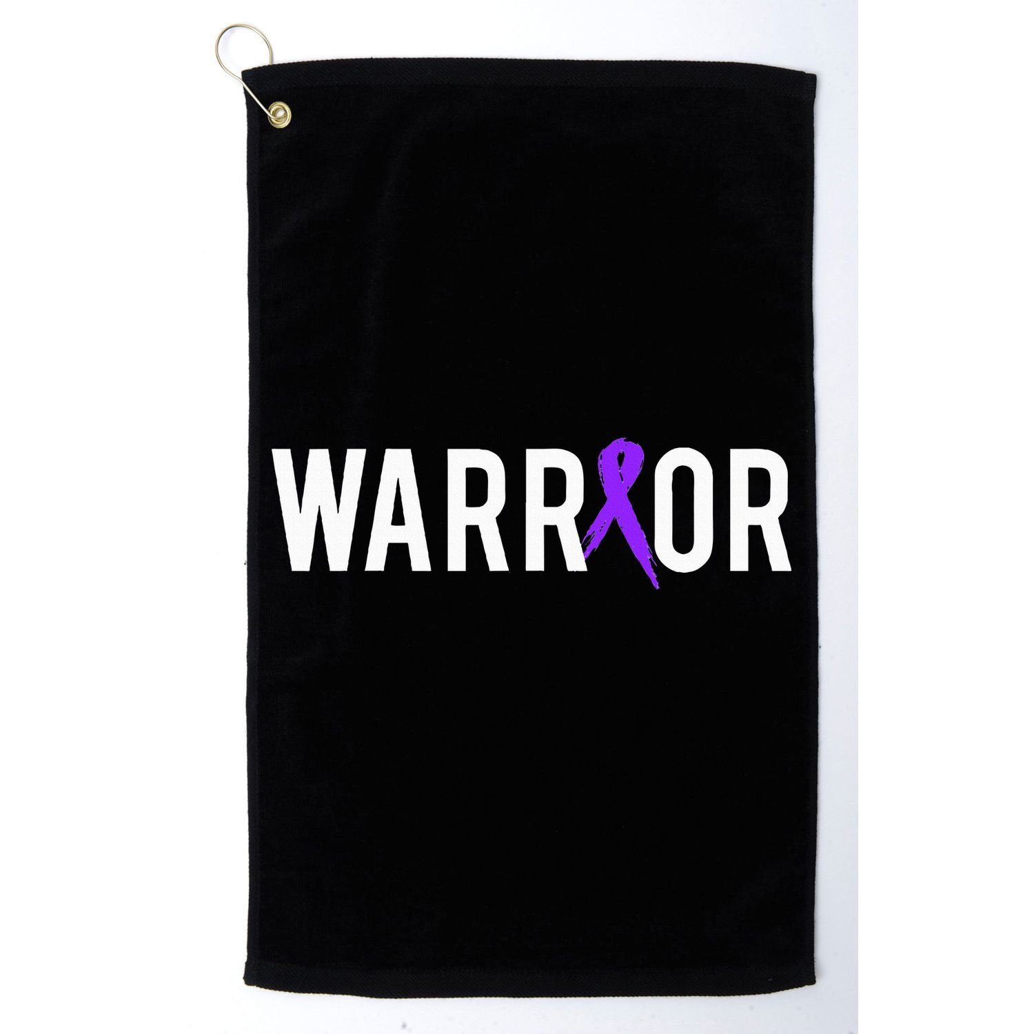 Pancreatic Cancer Warrior Design Gift For Cancer Awareness  Golf Towel