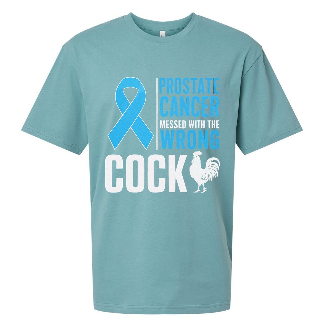 Prostate Cancer Warrior Prostate Cancer Awareness Sueded Cloud Jersey T-Shirt