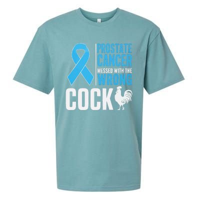 Prostate Cancer Warrior Prostate Cancer Awareness Sueded Cloud Jersey T-Shirt