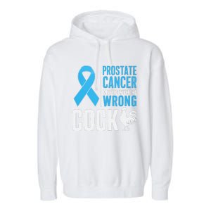 Prostate Cancer Warrior Prostate Cancer Awareness Garment-Dyed Fleece Hoodie