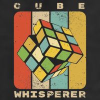 Puzzle Cube Whisperer Vintage Speed Cubing Math Knit Cap Winter Beanie