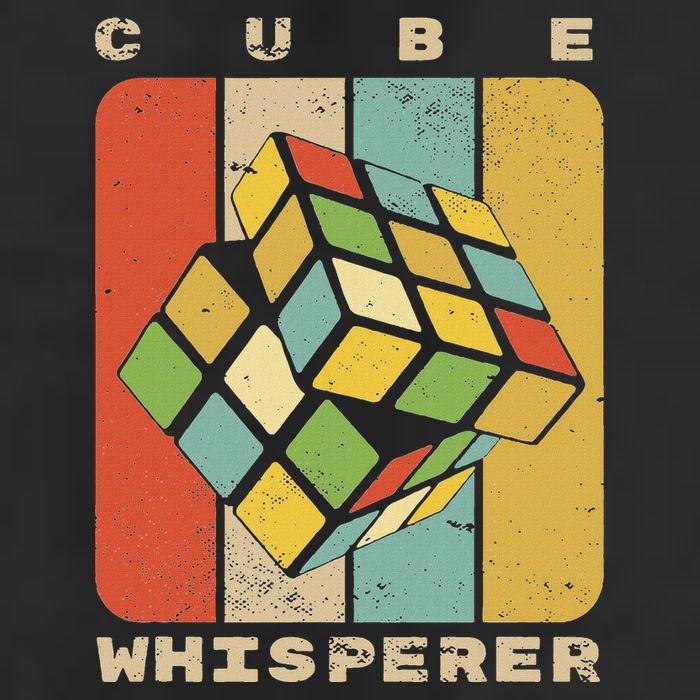 Puzzle Cube Whisperer Vintage Speed Cubing Math Knit Cap Winter Beanie