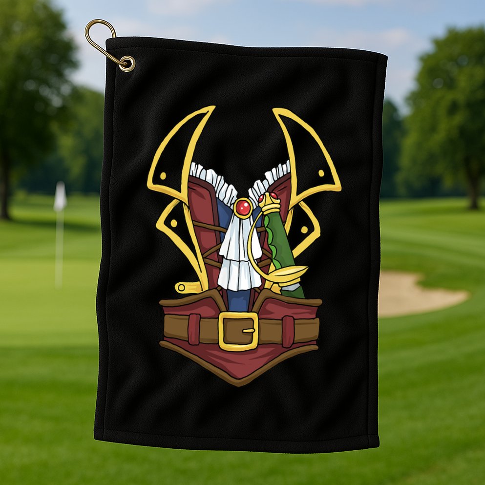 Pirate Costume Wo Golf Towel