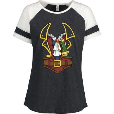 Pirate Costume Wo Enza Ladies Jersey Colorblock Tee