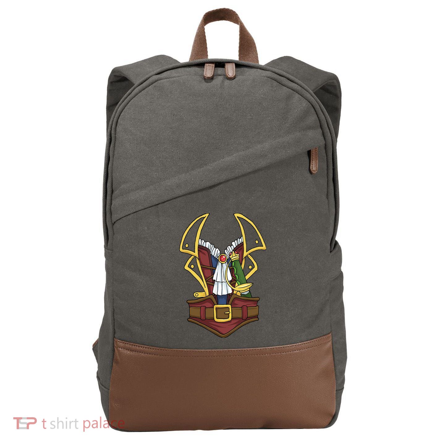 Pirate Costume Wo Cotton Canvas Backpack
