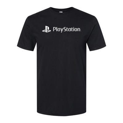 Playstation Classic White Gaming Logo Start Gaming Today Softstyle® CVC T-Shirt