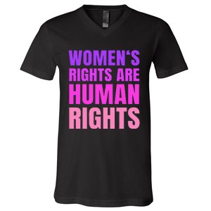 P.R.O Choice Women Rights Feminist Protest V-Neck T-Shirt