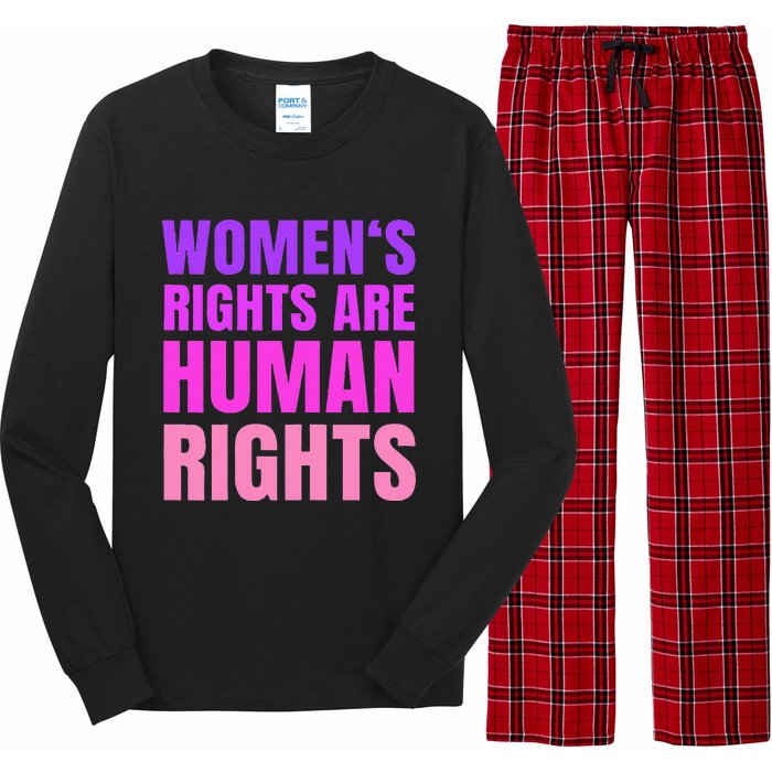 P.R.O Choice Women Rights Feminist Protest Long Sleeve Pajama Set