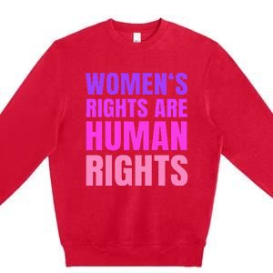 P.R.O Choice Women Rights Feminist Protest Premium Crewneck Sweatshirt