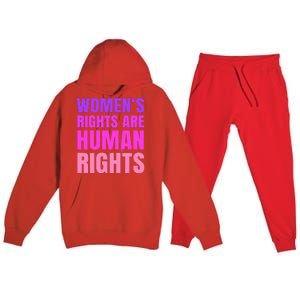 P.R.O Choice Women Rights Feminist Protest Premium Hooded Sweatsuit Set