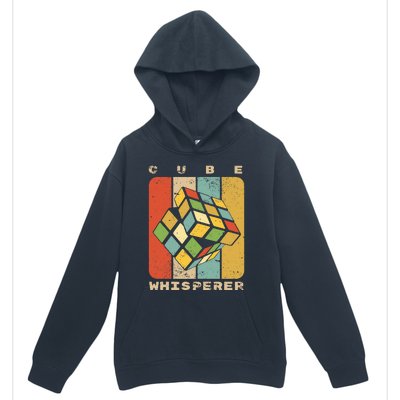 Puzzle Cube Whisperer Vintage Speed Cubing Math Urban Pullover Hoodie