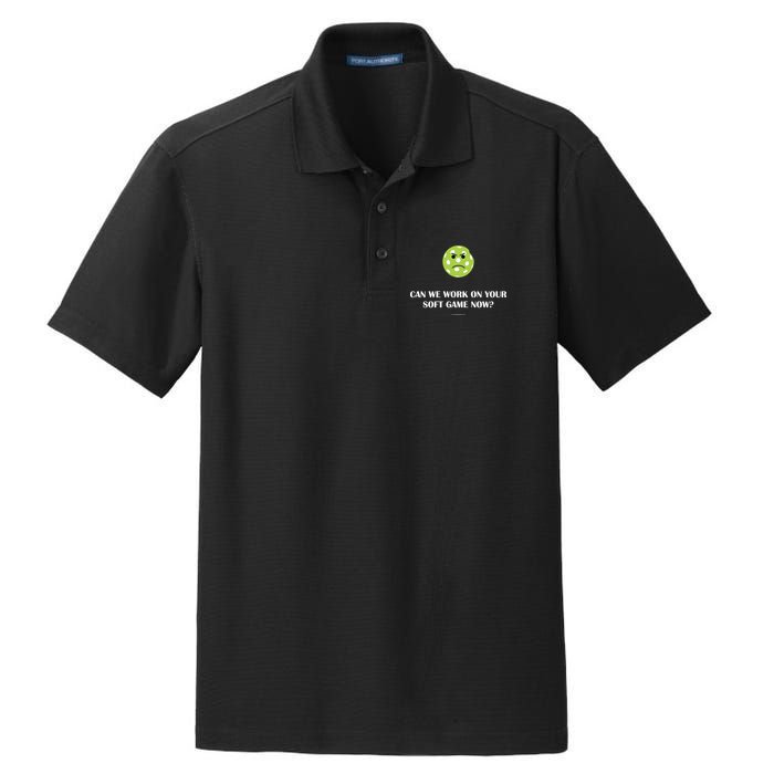 Pickleball Can We Work On Your Soft Game Now Dry Zone Grid Polo