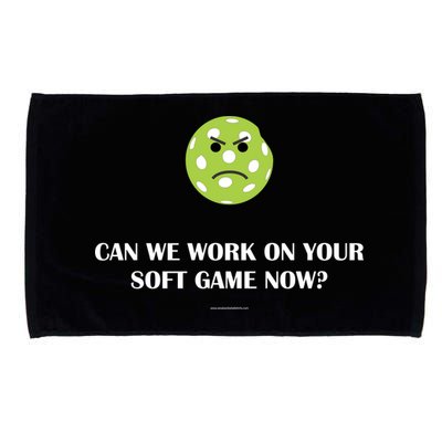 Pickleball Can We Work On Your Soft Game Now Microfiber Hand Towel