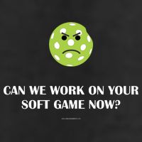 Pickleball Can We Work On Your Soft Game Now Microfiber Hand Towel