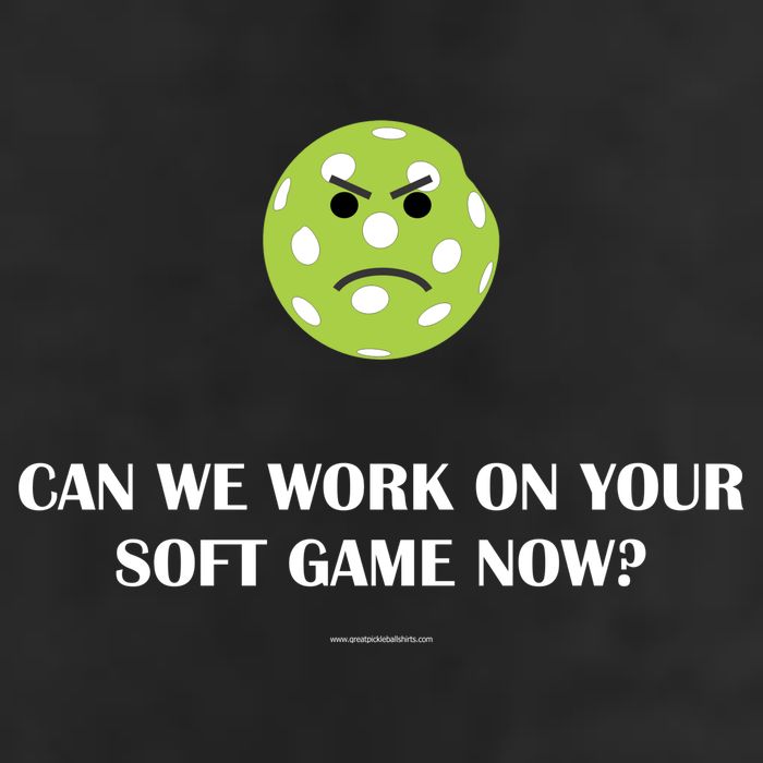 Pickleball Can We Work On Your Soft Game Now Microfiber Hand Towel
