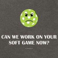 Pickleball Can We Work On Your Soft Game Now Cotton Canvas Backpack