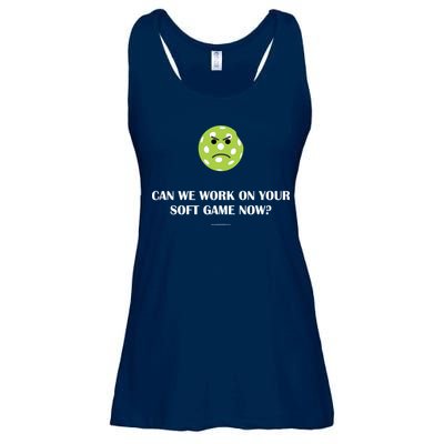 Pickleball Can We Work On Your Soft Game Now Ladies Essential Flowy Tank