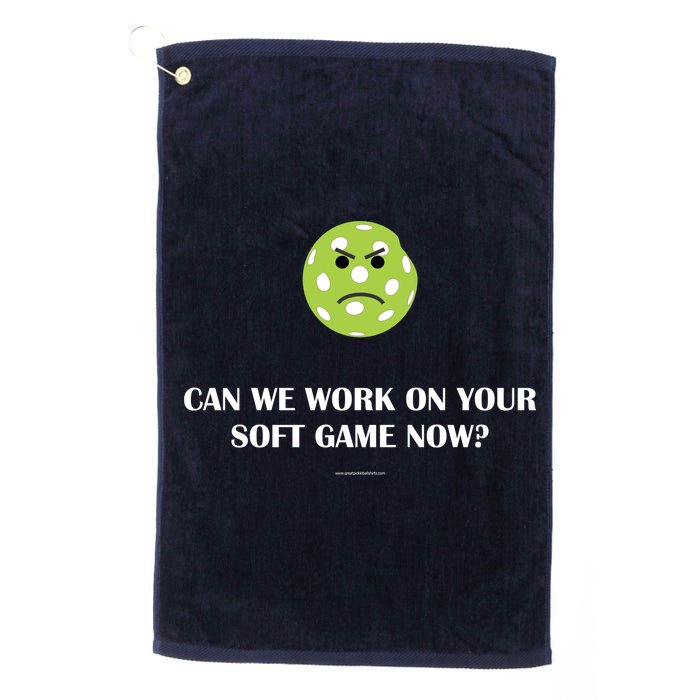 Pickleball Can We Work On Your Soft Game Now Golf Towel
