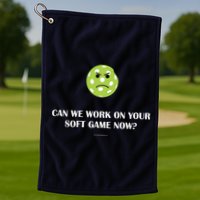Pickleball Can We Work On Your Soft Game Now Golf Towel