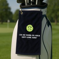 Pickleball Can We Work On Your Soft Game Now Golf Towel