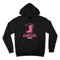 Princess Cowgirl Wears Western Cowboy Boots Farm Hoodie