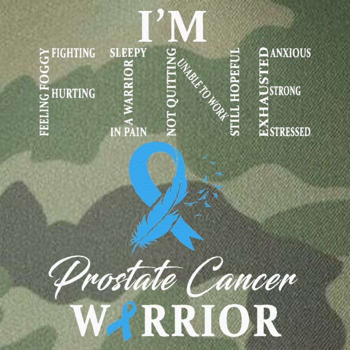 Prostate Cancer Warrior Im Fine Legacy Tie Dye Trucker Hat