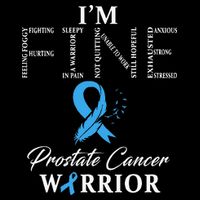 Prostate Cancer Warrior Im Fine Drawstring Bag