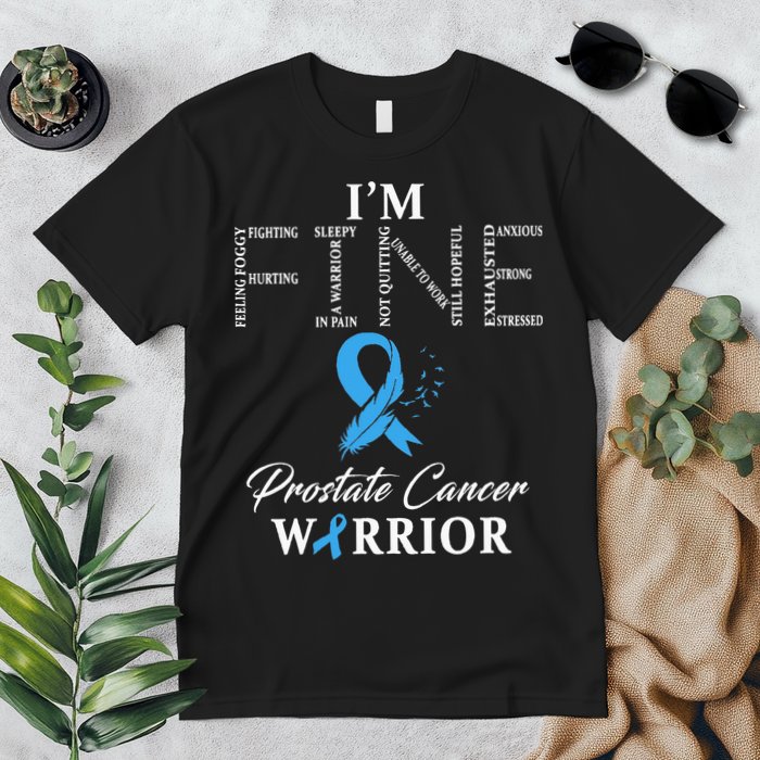 Prostate Cancer Warrior Im Fine Premium T-Shirt