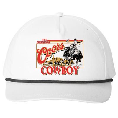 Punchy Cowboy Western Country Cattle Cowboy Cowgirl Rodeo Snapback Five-Panel Rope Hat