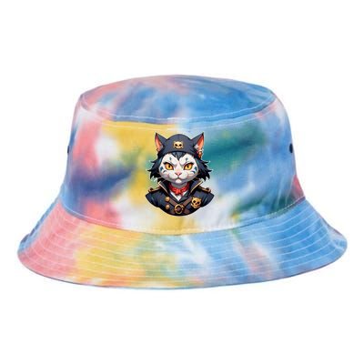 Pirate Cat With Bandana Tie Dye Newport Bucket Hat