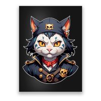 Pirate Cat With Bandana Poster