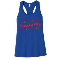 Pharmacy Crew Xmas Pharm Tech Pharmacist Christmas Meaningful Gift Women's Racerback Tank