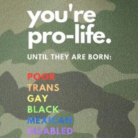 Pro Choice You're ProLife Until They Are Born Legacy Tie Dye Trucker Hat