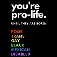 Pro Choice You're ProLife Until They Are Born Impact Tech Backpack