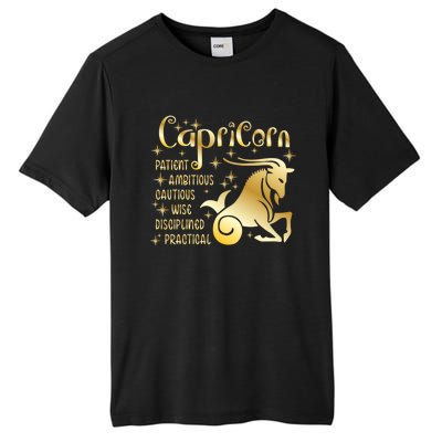 Personality Capricorn Zodiac Gift Tall Fusion ChromaSoft Performance T-Shirt