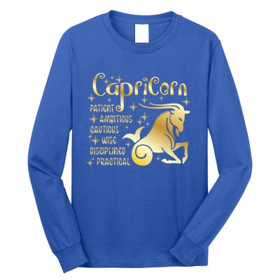 Personality Capricorn Zodiac Gift Long Sleeve Shirt