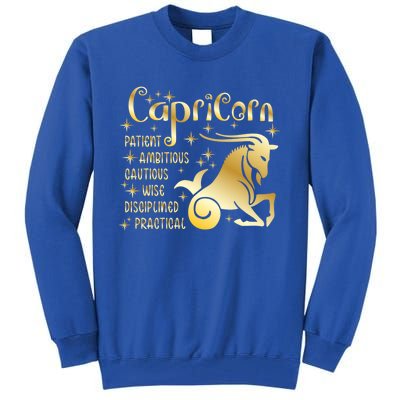 Personality Capricorn Zodiac Gift Tall Sweatshirt