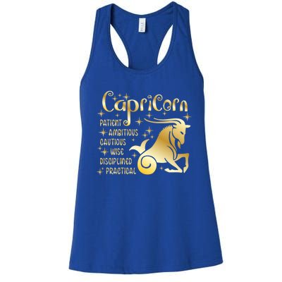 Personality Capricorn Zodiac Gift Women's Racerback Tank