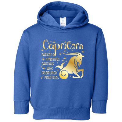 Personality Capricorn Zodiac Gift Toddler Hoodie