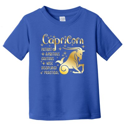 Personality Capricorn Zodiac Gift Toddler T-Shirt