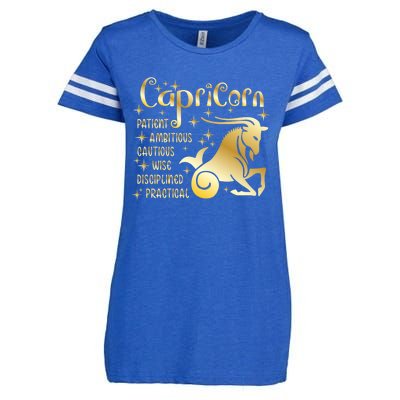 Personality Capricorn Zodiac Gift Enza Ladies Jersey Football T-Shirt