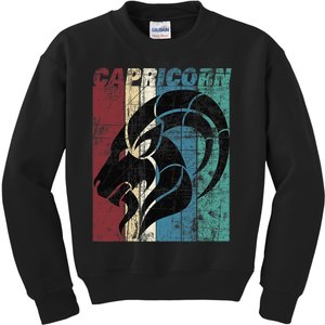 Proud Capricorn Zodiac Characteristics Gifts Astrology Sign Kids Sweatshirt