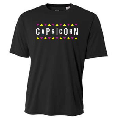 Proud Capricorn Zodiac Characteristics Gifts Astrology Sign Cooling Performance Crew T-Shirt