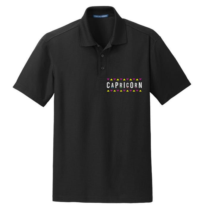 Proud Capricorn Zodiac Characteristics Gifts Astrology Sign Dry Zone Grid Polo