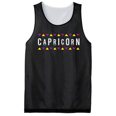 Proud Capricorn Zodiac Characteristics Gifts Astrology Sign Mesh Reversible Basketball Jersey Tank