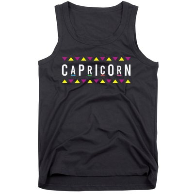 Proud Capricorn Zodiac Characteristics Gifts Astrology Sign Tank Top