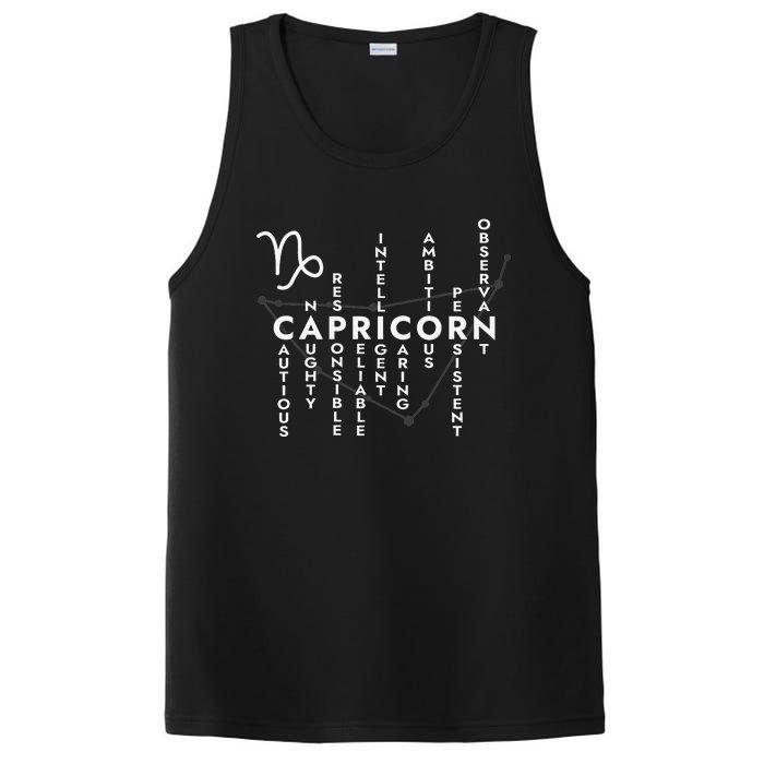 Proud Capricorn Zodiac Characteristics Gifts Astrology Sign PosiCharge Competitor Tank