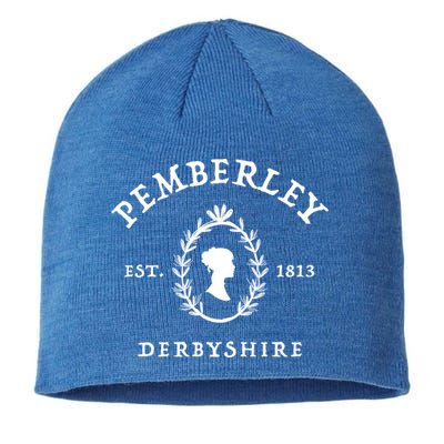 Pemberley Derbyshire 1813 Pride And Prejudice Jane Austen Cute Gift Sustainable Beanie