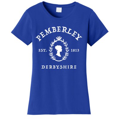 Pemberley Derbyshire 1813 Pride And Prejudice Jane Austen Cute Gift Women's T-Shirt